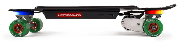 Metroboard Stealth Mini Slim Electric Longboard - Side View