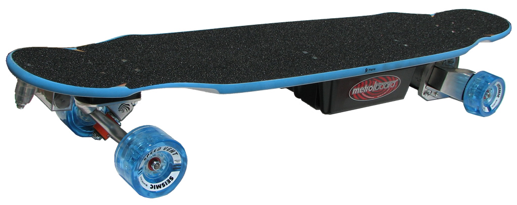 Metroboard Electric Skateboard - Loaded Chubby Unicorn Deck and Paris 180 Trucks