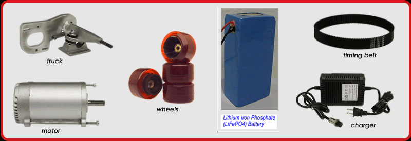 Metroboard Electric Skateboard - Spare Parts