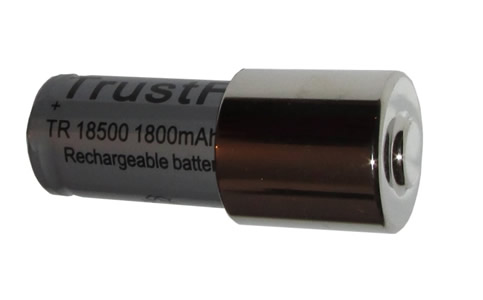 18500 Lithium Battery Adapter - Assembled