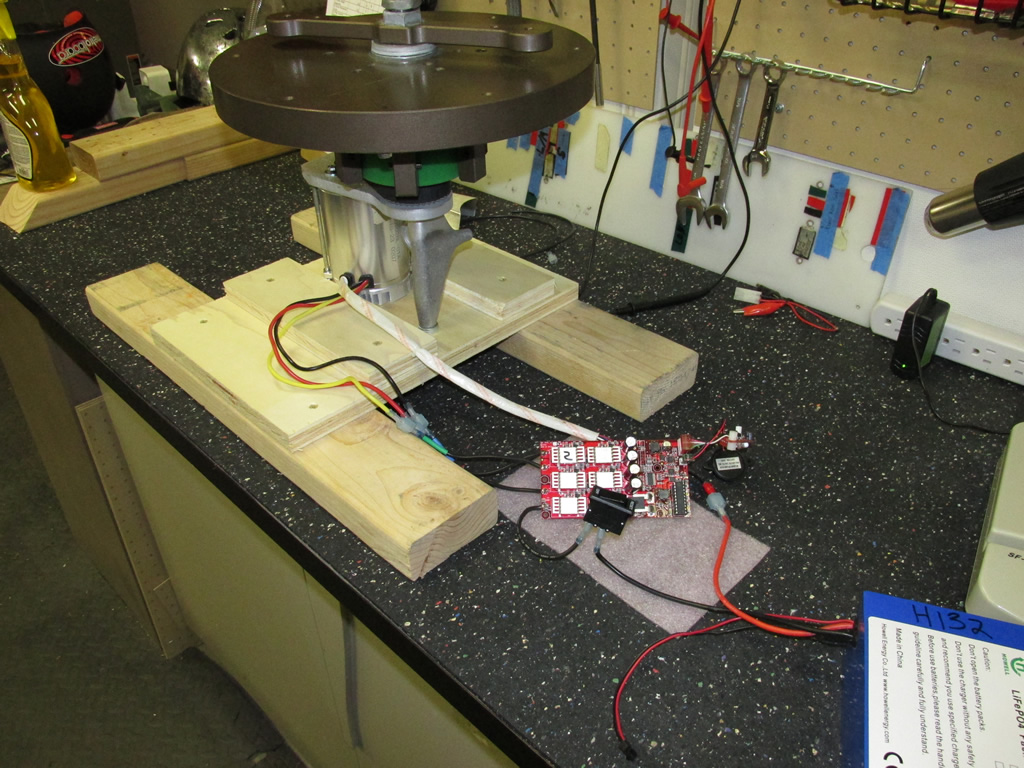 Flywheel Test - New 2104 Brushless Motor Controller - Metroboard Electric Skateboard