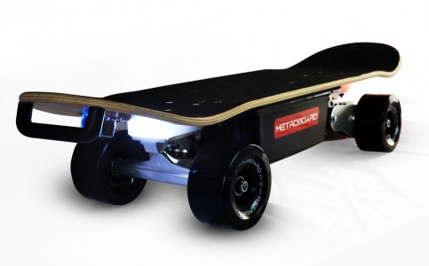 Shortboard Electric Skateboard Outrunner Iso View - Metroboard