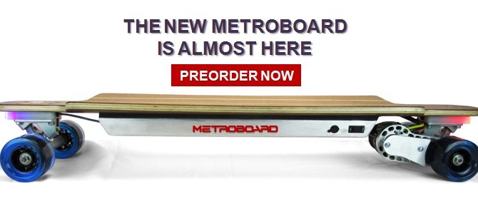 metroboard slim electric longboard