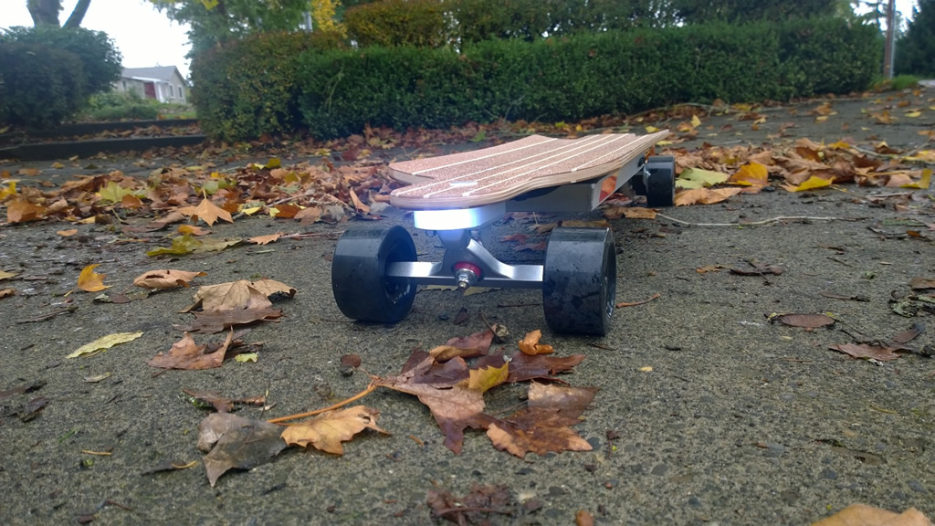 First Production Metroboard Slim Electric Longboard - Front View