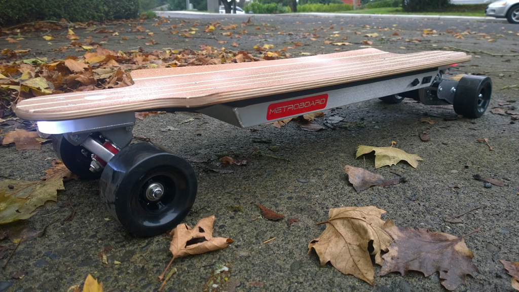 First Production Metroboard Slim Electric Longboard - Iso View