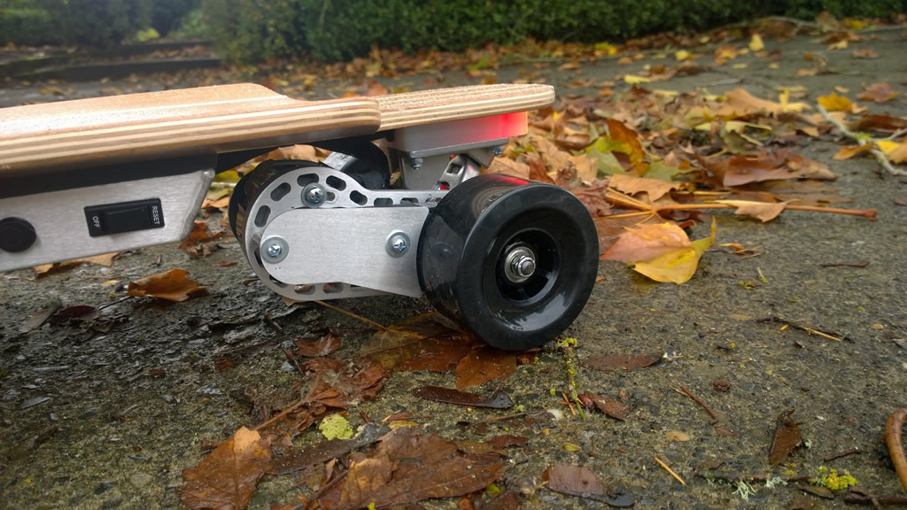 First Production Metroboard Slim Electric Longboard - Transmission View