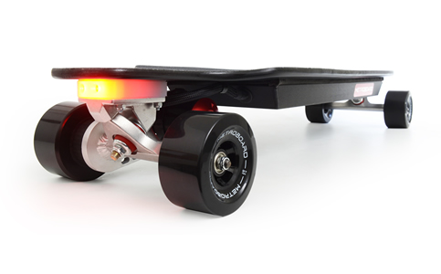 Metroboard Slim Electric Longboard BLACK STEALTH - Iso Rear