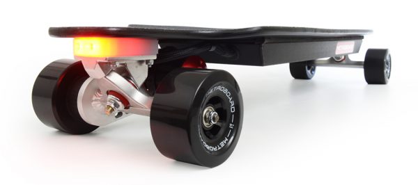 Metroboard Slim Electric Longboard BLACK STEALTH - Iso Rear