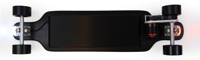 Metroboard Slim Electric Longboard Stealth Edition Bottom