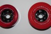 New Clear Red 83 mm and Solid Red 97 mm Metroboard Wheels