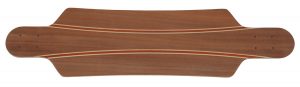 Sunrise - Mahogany and Padauk - Metroboard Longboard Deck