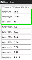 Battery Setup